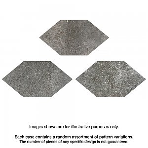 Magma Kayak Grey 6-1/2" x 12-1/2" Porcelain Floor & Wall Tile - 20 Tiles Per Case - 8.4 Sq. Ft.