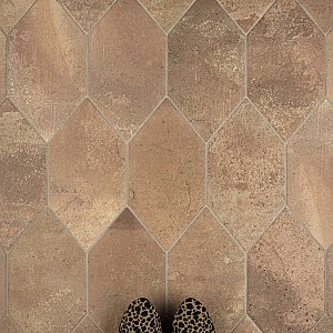 Volterra Kayak Rosso 6-1/2" x 12-1/2" Porcelain Floor & Wall Tile - 20 Tiles Per Case - 8.4 Sq. Ft.