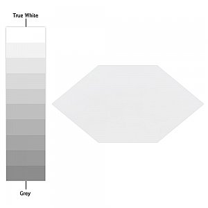 TexTile -  Basic Kayak White 6-1/2" x 12-1/2" Porcelain Floor & Wall Tile - 20 Tiles Per Case - 8.4 Sq. Ft.