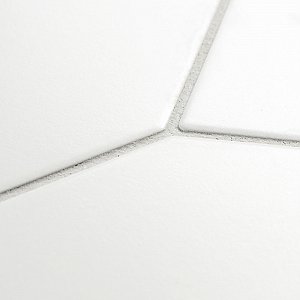TexTile -  Basic Kayak White 6-1/2" x 12-1/2" Porcelain Floor & Wall Tile - 20 Tiles Per Case - 8.4 Sq. Ft.
