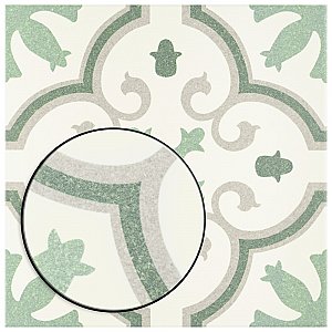 Monteca Green 9-3/4" x 9-3/4" Porcelain Floor & Wall Tile - 16 Tiles Per Case - 10.88 Sq. Ft.