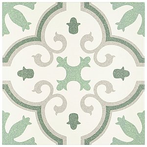 Monteca Green 9-3/4" x 9-3/4" Porcelain Floor & Wall Tile - 16 Tiles Per Case - 10.88 Sq. Ft.