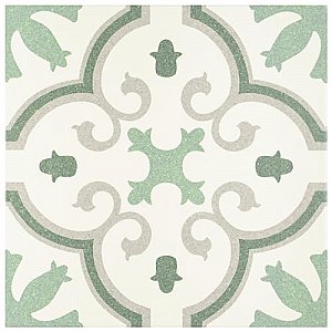 Monteca Green 9-3/4" x 9-3/4" Porcelain Floor & Wall Tile - 16 Tiles Per Case - 10.88 Sq. Ft.