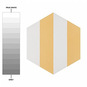 Porto Capri Hex Dandelion 8-5/8" x 9-7/8" Porcelain Tile - Per Case of 25 Tile - 11.56 Sq. Ft. Per Case