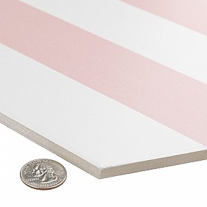 Porto Capri Hex Rose 8-5/8"x 9-7/8" Porcelain Tile - Per Case of 5 Sheets - 5.30 Sq. Ft.