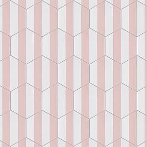Porto Capri Hex Rose 8-5/8"x 9-7/8" Porcelain Tile - Per Case of 5 Sheets - 5.30 Sq. Ft.
