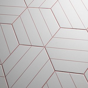 Porto Savona Hex Rose 8-5/8" x 9-7/8" Porcelain Floor & Wall Tile - 25 Tiles Per Case - 11.5 Sq. Ft.