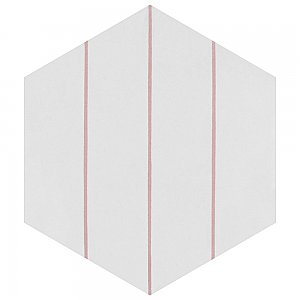 Porto Savona Hex Rose 8-5/8" x 9-7/8" Porcelain Floor & Wall Tile - 25 Tiles Per Case - 11.5 Sq. Ft.