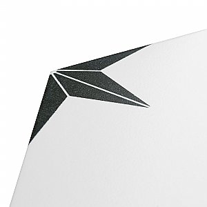 Stella Hex Nero 8-5/8"x 9-7/4" Ceramic Tile - Per Case of 25 Pieces - 11.50 Sq. Ft.