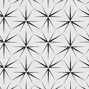 Trident Hex Blanco  8-5/8" x 9-7/8" Porcelain Floor & Wall Tile - 25 Tiles Per Case - 11.5 Sq. Ft.