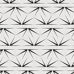 Trident Hex Blanco  8-5/8" x 9-7/8" Porcelain Floor & Wall Tile - 25 Tiles Per Case - 11.5 Sq. Ft.