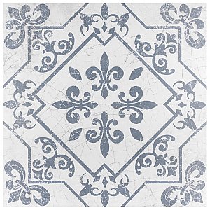 Atlantic Azul 17-5/8" x 17-5/8" Ceramic Floor & Wall Tile - 7 Tiles Per Case - 15.33 Sq. Ft.