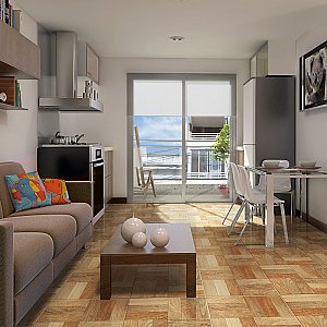Alabama Natural 12" x 12" Ceramic Floor & Wall Tile - 25 Tiles Per Case - 25.5 Sq. Ft.