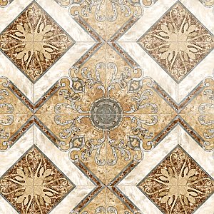 Touba 17-5/8" x 17-5/8" Ceramic Floor and Wall Tile - 8 Tiles Per Case - 17.52 Square Feet
