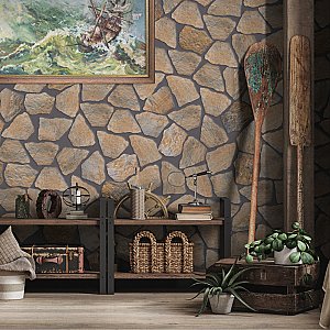 Montesa Marron 8" x 12" Porcelain Floor/Wall Tile - 18 Tiles Per Case - 11.88 Square Feet