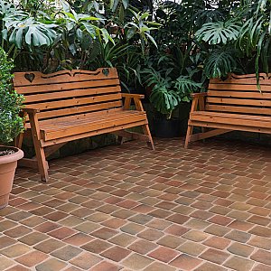 Benisa Cotto 5-7/8" x 5-7/8" Porcelain Floor/Wall Tile - 36 Tiles Per Case - 9.36 Square Feet