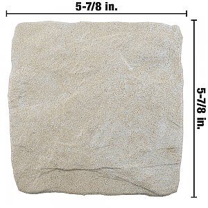 Country Bone 5-7/8" x 5-7/8" Porcelain Floor/Wall Tile - 36 Per Case - 9.36 Sq. Ft. Per Case