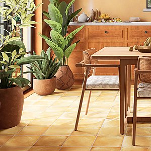 Sentier des Ocres 7-7/8"x7-7/8" Porcelain Floor/Wall Tile - 16 Per Case - 7.2 Sq. Ft. Per Case