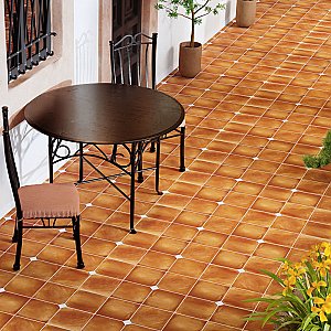 Sentier des Ocres Coin 7-7/8"x7-7/8" Porc Floor/Wall Tile - 16 Per Case - 7.2 Sq. Ft. Per Case