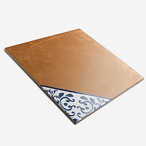 Sentier des Ocres Deco 7-7/8" x 7-7/8" Porc Floor/Wall Tile - 16 Per Case - 7.2 Sq. Ft. Per Case