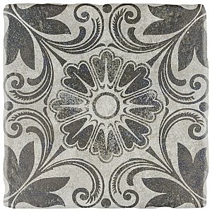 Costa Cendra 1 Decor Dahlia 7-3/4" x 7-3/4" Ceramic Floor & Wall Tile - 25 Tiles Per Case - 10.75 Sq. Ft.