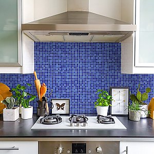 Indico Cobalto 13-1/8" x 13-1/8" Porcelain Floor & Wall Tile -9 Tiles Per Case - 10.98 Sq. Ft.
