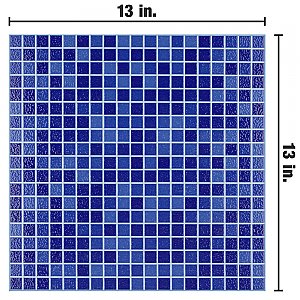 Indico Cobalto 13-1/8" x 13-1/8" Porcelain Floor & Wall Tile -9 Tiles Per Case - 10.98 Sq. Ft.