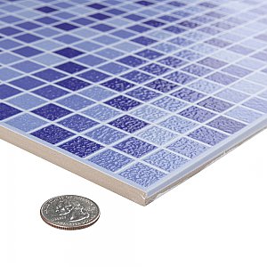 Indico Oceano 13-1/8" x 13-1/8" Porcelain Floor & Wall Tile -9 Tiles Per Case - 10.98 Sq. Ft.