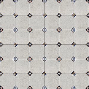 Manises Decor Blanco 13-1/8" x 13-1/8" Ceramic Floor & Wall Tile - 9 Tiles Per Case - 10.98 Sq. Ft.