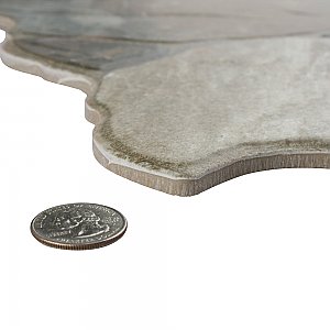 Canet Gris 17" x 17" Porcelain Floor & Wall Tile - Sold Per Case of 6 - 12.24 Sq. Ft.