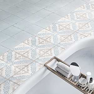 Barcelona Ocean Blue 5-3/4" x 5-3/4" Porcelain Tile - Sold Per Case of 44 - 10.77 Square Feet