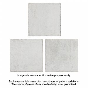Barcelona White 5-3/4" x 5-3/4" Porcelain Tile - Sold Per Case of 44 - 10.77 Square Feet