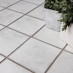 Barcelona White 5-3/4" x 5-3/4" Porcelain Tile - Sold Per Case of 44 - 10.77 Square Feet