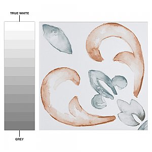 Saint Germain Chaud Deco Flore 5-3/4" x 5-3/4" Porcelain Floor & Wall Tile - 10.46 Sq. Ft - 44 Tiles Per Case
