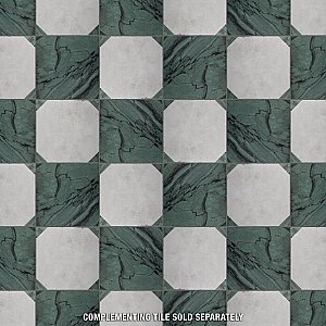 Renaissance Emerald 8" x 8" Porcelain Floor & Wall Tile - 14 Tiles Per Case - 6.3 Sq. Ft.