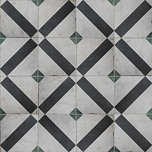 Renaissance Emerald Deco Frame 8" x 8" Porcelain Floor & Wall Tile - 14 Tiles Per Case - 6.3 Sq. Ft.