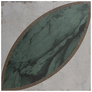 Renaissance Emerald Deco Mandorla 8" x 8" Porcelain Floor & Wall Tile - 14 Tiles Per Case - 6.3 Sq. Ft.