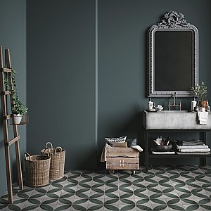 Renaissance Emerald Deco Mandorla 8" x 8" Porcelain Floor & Wall Tile - 14 Tiles Per Case - 6.3 Sq. Ft.