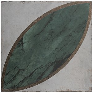 Renaissance Emerald Deco Mandorla 8" x 8" Porcelain Floor & Wall Tile - 14 Tiles Per Case - 6.3 Sq. Ft.