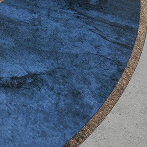 Renaissance Indigo Deco Mandorla 8" x 8" Porcelain Floor & Wall Tile - 14 Tiles Per Case - 6.3 Sq. Ft.
