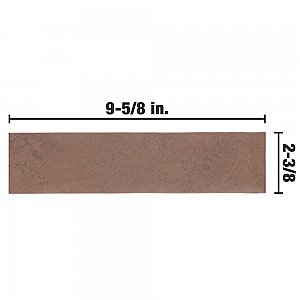 Heritage Wine 2-3/8" x  9-5/8" Porcelain Floor & Wall Tile - 34 Tiles Per Case - 5.78 Sq. Ft.
