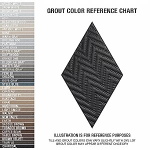 Rhombus Black 5-1/2" x 9-1/2" Porcelain Floor & Wall Tile - 60 Tiles Per Case - 11.4 Sq. Ft.