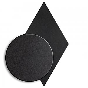 Rhombus Smooth Black 5-1/2" x 9-1/2" Porcelain Floor & Wall Tile - 60 Tiles Per Case - 11.4 Sq. Ft.