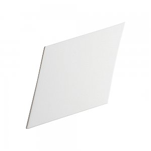 Rhombus Smooth White 5-1/2" x 9-1/2" Porcelain Floor & Wall Tile - 60 Tiles Per Case - 11.4 Sq. Ft.
