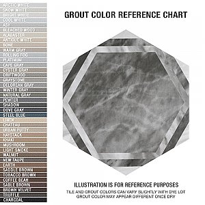 Classico Bardiglio Hex Dimension Dark 7" x 8" Porcelain Floor & Wall Tile - Per Case of 25 - 7.50 Sq. Ft.