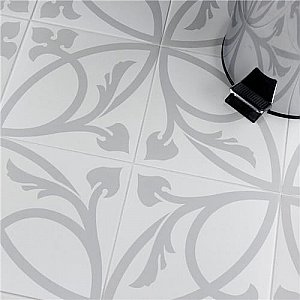 Caprice Liberty White 7-7/8" x 7-7/8" Porcelain Tile - Per Case of 25 - 11.30 Square Feet