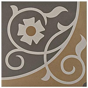 Caprice Loire 7-7/8" x 7-7/8" Porcelain Tile - Beige/Cream - Per Case of 25 - 11.46 Square Feet