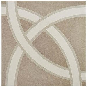 Caprice Pastel Loop 7-7/8" x 7-7/8" Porcelain Tile - Beige/Cream- Per Case of 25 - 11.46 Square Feet