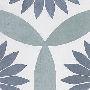Coco Hex Camellia Blue 7Ã¢â‚¬Âx 8Ã¢â‚¬Â Porcelain Floor & Wall Tile - 25 Tiles Per Case - 7.5 Sq. Ft.