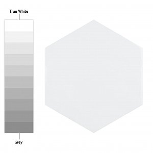Hexatile Glossy Blanco 7" x 8" Porcelain Wall Tile - Sold Per Case of 25 - 7.67 Square Feet